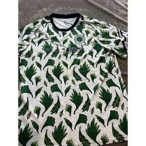 Nike Nigeria Pre Match Breath Mens Soccer Football‎ Jersey 2022 XL